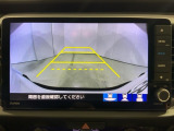 リアカメラ付で、後方をナビ画面で確認。車庫入れも安心です。もちろん、バックギアと連動しています。