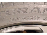 215/45R17    車両装着標準タイヤサイズです。 タイヤのご相談も石川トヨペットカローラにお任せください