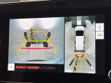 複数のカメラを駆使して車を上から見下ろした視点を合成!高精度で駐車をサポートするパノラミックビューモニター!