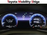 昼間でもくっきり見やすい、高質感メーターです。