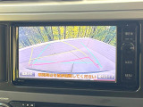 【バックカメラ】駐車時に後方がリアルタイム映像で確認できます。大型商業施設や立体駐車場での駐車時や、夜間のバック時に大活躍!運転スキルに関わらず、今や必須となった装備のひとつです!