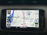 日産純正の視認性の良い大型ディーラーオプションメモリーナビ