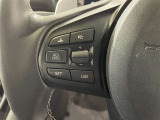 ステアリングスイッチ付きで、運転中に視線を前に向けたまま操作できます。
