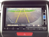 バックモニター付きで、車庫入れやバック時の後方確認をサポート。