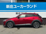 CX-3 は、全長4275mm、全幅1765mm、全高1550mm。一般的な立体駐車場に入庫可能なサイズで、駐車場探しにも困りません。ただし、少ないですが高さ制限がある場所がございます、にご注意ください。
