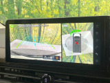 【アラウンドビューモニター】専用のカメラにより、上から見下ろしたような視点で360度クルマの周囲を確認することができます☆死角部分も確認しやすく、狭い場所での切り返しや駐車もスムーズに行えます。