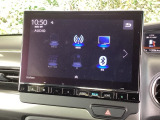 ナビ機能だけでなく、ミュージックサーバー、Bluetooth、フルセグテレビ、DVDとCD再生など、オーディオ機能がついています。