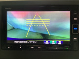 バックでの車庫入れも安心です! リアカメラが付いているバックモニター付のナビを装備しております。操作線もついており距離感も画面から確認できます。