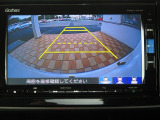 ギヤをRに入れるとナビの画面に後ろの映像が映るリヤカメラ付!後退時の安全確認やコンディションの悪い視界でもカラーバックモニターがドライバーをサポート☆☆☆