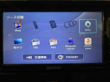 社外7インチナビ (MDV-D505BTW)装備。