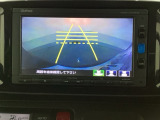 バックでの車庫入れも安心です!リアカメラが付いているバックモニター付のナビを装備しております。操作線もついており距離感も画面から確認できます。