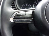 オーディオの音量やチャンネル操作ができるスイッチが、ハンドルに付いています。運転中でも、操作が行えて非常に安全・便利です!