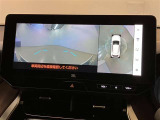 複数のカメラの映像をもとに、クルマを真上から見ているような映像をドライバーに提供し駐車をサポートする機能です。