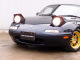 人気のユーノスロードスターGリミテッドカスタム車両の入庫!TEIN車高調にENKEI製RPF1 14AWを装着し、ハードトップ、バケットシートなど多数の高額パーツを装備。エアコンはR134になります
