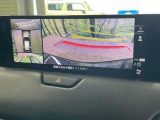【360&deg;ビューモニター】専用のカメラにより、上から見下ろしたような視点で360度クルマの周囲を確認することができます☆死角部分も確認しやすく、狭い場所での切り返しや駐車もスムーズに行えます。