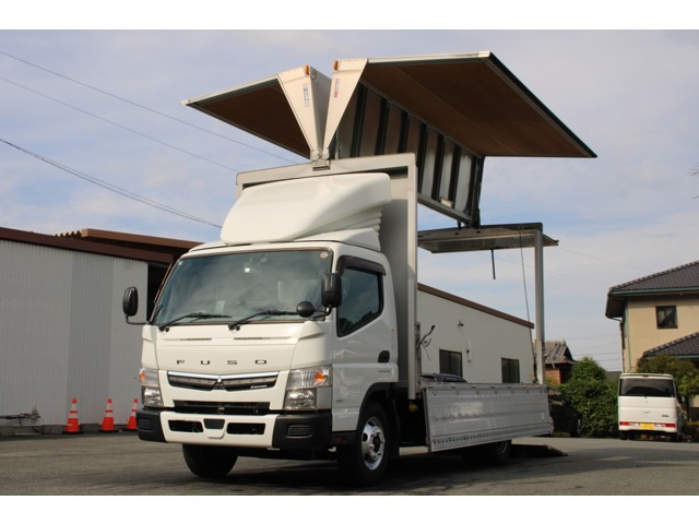 キャンター アルミウィング3.2t(PG) ワイドロング