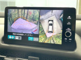 【全方位モニター】専用のカメラにより、上から見下ろしたような視点で360度クルマの周囲を確認することができます☆縦列駐車や幅寄せ時に活躍してくれます♪