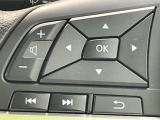 ステアリングスイッチです。手元でオーディオの操作ができます。