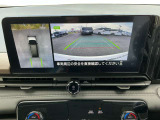 アラウンドビューモニターで車の周辺状況をナビ画面で確認できます☆