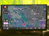【大画面ナビ】人気の大型10インチフローティングナビを装備。存在感のある大画面はインパクト大!ナビ利用時のマップ表示は見やすく、テレビやDVDは臨場感がアップ!いつものドライブがグッと楽しくなります♪