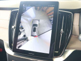 更に360&deg;ビューの単独表示も可能です 車を上から見下ろしたように車外を確認できるため、一切の死角がない状態で駐車が可能です