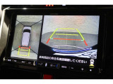 純正のマルチビューカメラが装備されています!上から見下ろしたような視界のカメラが駐車をサポートします!