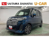 迫力あるフロントフェイスが魅力の「トール カスタムGターボ」両側パワースライドドアで狭い駐車場でも安心!天井も高く、室内広々で後席も快適♪走行距離も少なく、ナビ・ドラレコつきなので安全ですね(^^♪