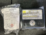 パンク修理キット付きです。もしもの時でも安心です。