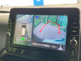 【アラウンドビューモニター】専用のカメラにより、上から見下ろしたような視点で360度クルマの周囲を確認することができます☆死角部分も確認しやすく、狭い場所での切り返しや駐車もスムーズに行えます。