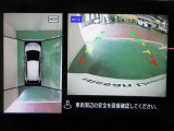 アラウンドビューモニターで車庫入れも空から見ている様に駐車できラクラクです。