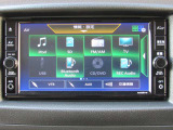 純正メモリーナビ(MJ323D-W)CD・DVD再生  CD録音可 フルセグTV USB接続端子 Bluetooth対応★携帯電話にダウンロードした音楽が車内でも楽しめます。ハンズフリー通話も可能です!