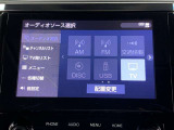 フルセグテレビ、DVD、CDなどが楽しめます。