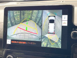 【全方位モニター】専用のカメラにより、上から見下ろしたような視点で360度クルマの周囲を確認することができます☆縦列駐車や幅寄せ時に活躍してくれます♪