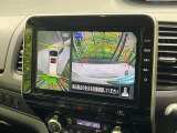 【アラウンドビューモニター】専用のカメラにより、上から見下ろしたような視点で360度クルマの周囲を確認することができます☆死角部分も確認しやすく、狭い場所での切り返しや駐車もスムーズに行えます。