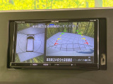 【アラウンドビューモニター】専用のカメラにより、上から見下ろしたような視点で360度クルマの周囲を確認することができます☆死角部分も確認しやすく、狭い場所での切り返しや駐車もスムーズに行えます。