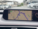 【12.3インチワイドナビ】高級感とインパクトのある大型ワイドナビを装備。各種オーディオ操作はもちろん、横長ワイド画面でのマップ2分割表示など、利便性も高いナビです♪
