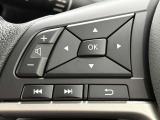 ステアリングスイッチで、ハンドルから手を離さずにボリューム調整やオーディオ操作などが可能です!