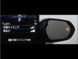 隣車線を走る車両をレーダーで検知し、ドアミラーでは確認しにくい後側方エリアに存在する車両に加え、急接近してくる車両も検知します。車両を検知するとドアミラーに搭載されたLEDインジケーターが点灯します。