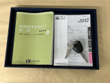 メンテナンスノート【点検整備記録簿・保証書】、取説も揃ってます