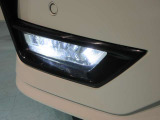 フロントLEDフォグランプです鮮やかな日光色で明るく足元を照らします。