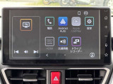 9インチディスプレイオーディオを装備。地デジ、AM/FMチューナー、Bluetooth等ご利用いただけます。