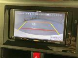 リバースギアに入れるだけで後方の表示へ切り替わります。夜間や雨の日の駐車も楽になりますよ。