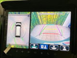 【全方位モニター用カメラ】専用のカメラにより、上から見下ろしたような視点で360度クルマの周囲を確認することができます☆死角部分も確認しやすく、狭い場所での切り返しや駐車もスムーズに行えます。