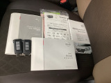 取扱説明書やメンテナンスノートもそろっています。
