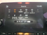 オーディオソース画面です。色々な操作が可能です。