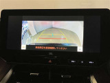 バックギアに入れて頂きますと、この様に後方が映し出されます!最終の確認はご自分の目と耳で必ず行ってください!安全第一で♪
