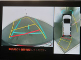 パノラミックビューモニター付きです。車両を上から見た様な映像を画面に表示。運転席からの目視だけでは見にくい、車両周辺の状況をリアルタイムでしっかり確認出来ます。