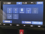 ブルートゥースに接続することにより、スマホに入ったお気に入りの音楽を車内で楽しむことができます♪あると本当に便利な機能になっています!