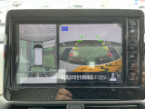 上から車を見下ろしたような画面が駐車をサポート、運転が苦手な方でも安心してお使い頂けます!!