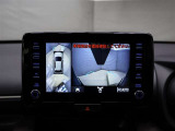パノラミックビューモニター付きです。車両を上から見たような映像をディスプレイオーディオ画面に表示。